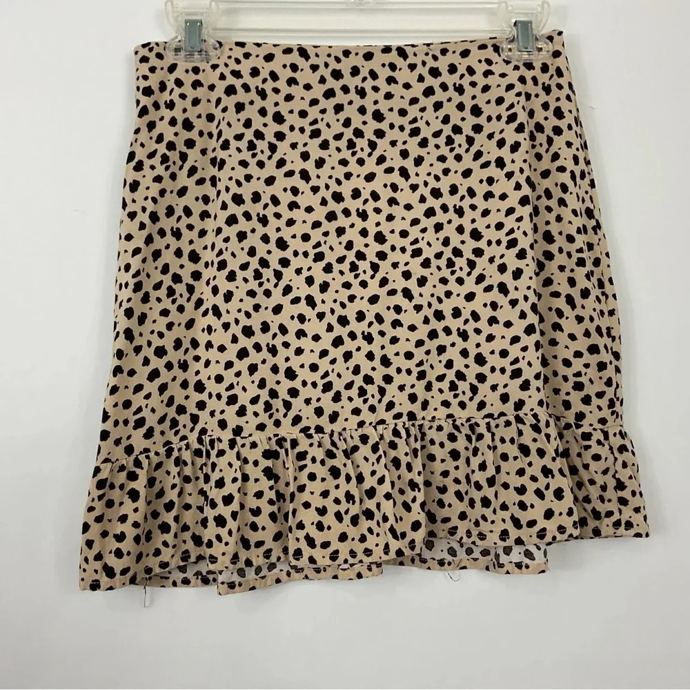 Lottie Moss Animal Print Skirt Size Small
